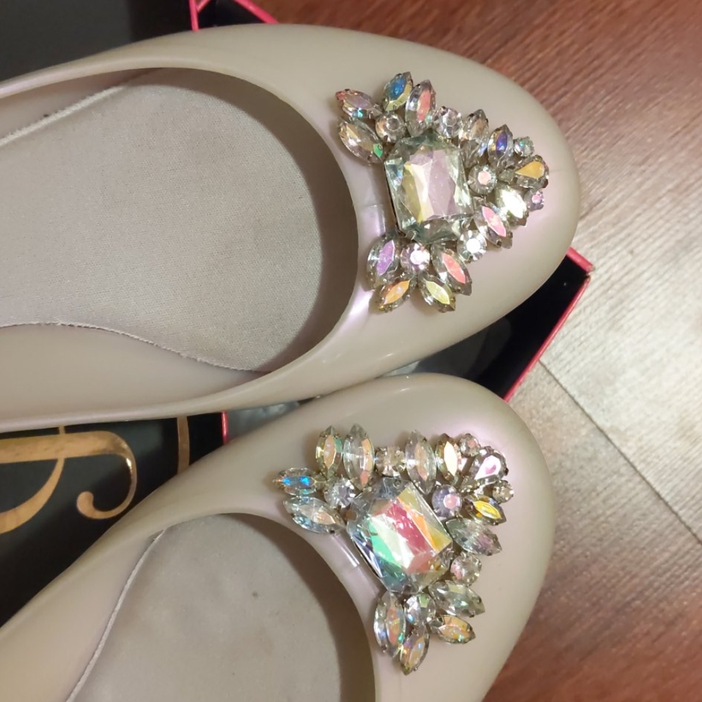 Juicy couture jelly flat shoes